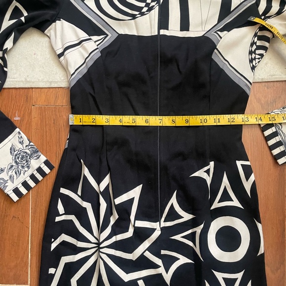 Vintage Versace Versus zip-front mod print dress - Picture 11 of 14